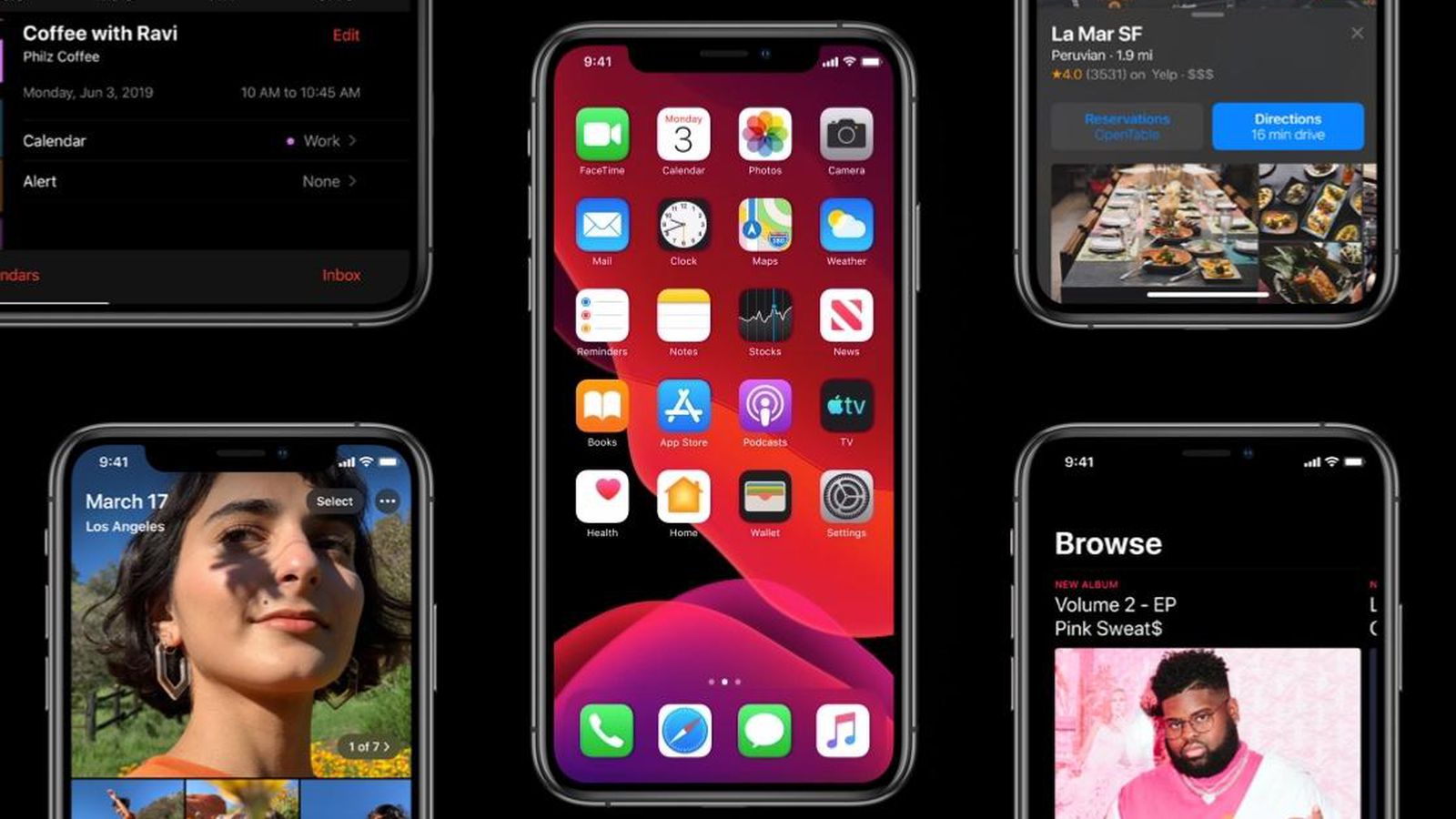 مقایسه هیجانی اندروید 10 و ios 13