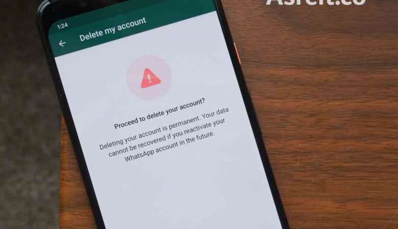 دیلیت اکانت واتساپ