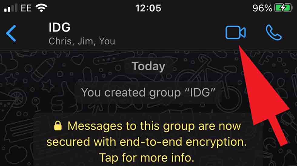 چت گروهی در واتس اپ