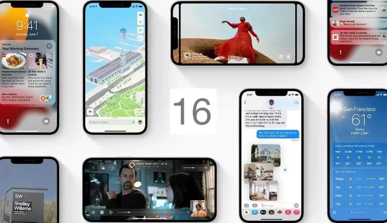 عکس ویژگی های iOS 16