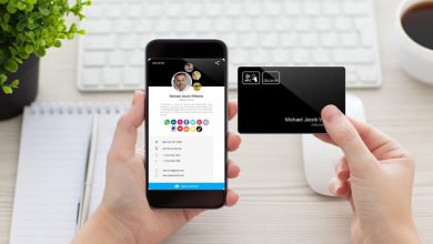 تصویر از مقایسه کارت ویزیت سنتی با هوشمند