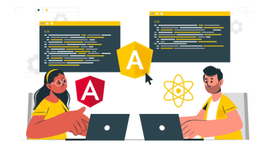 تصویر از انگولار بهتر است یا ری اکت؟ مقایسه angular و react